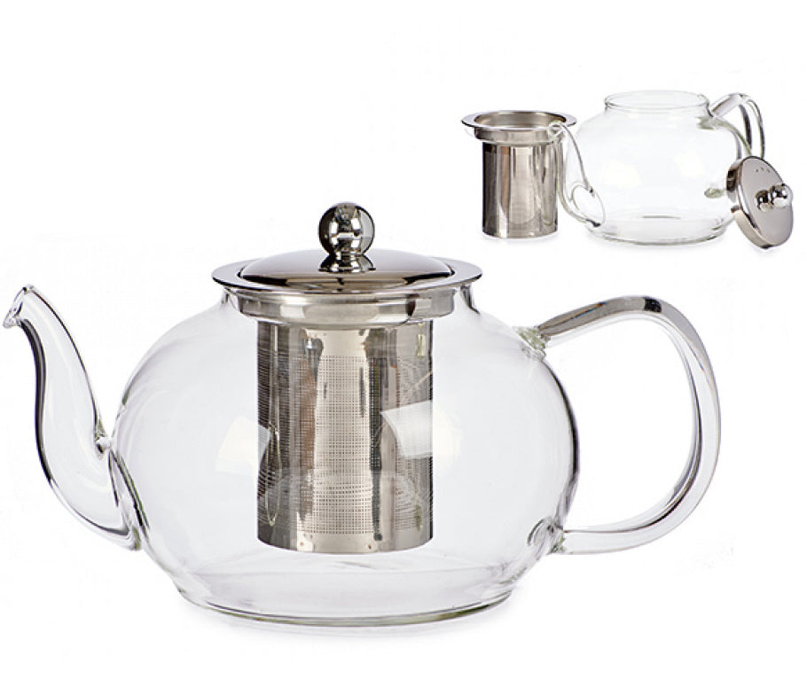 Glass teapot with filter 1.1 L