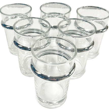 Verres Beldi marocains design 6 pièces