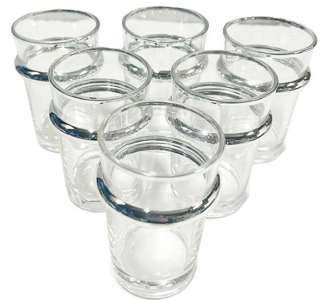 Verres Beldi marocains design 6 pièces