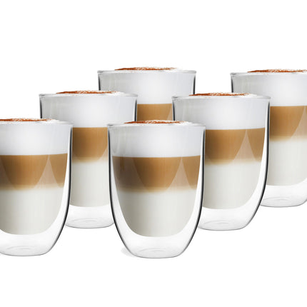 Set de 6 verres à café double paroi 325 ml