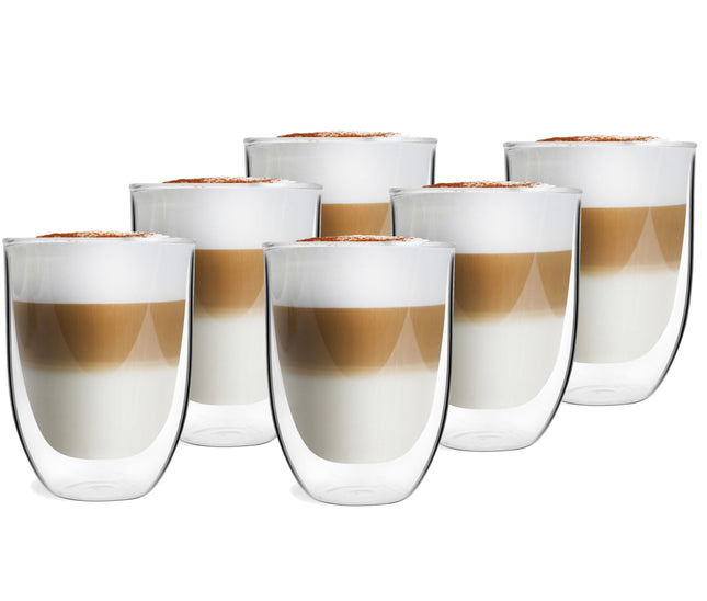 Set de 6 verres à café double paroi 325 ml