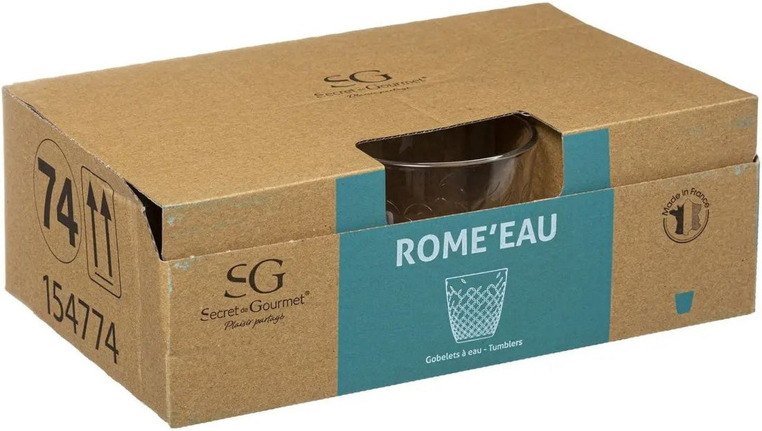 6er-Set Wasser-/Saftgläser Rome 250 ml aus Glas