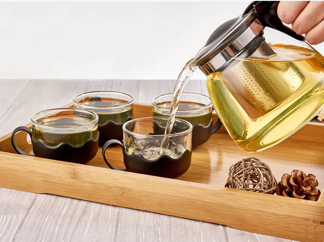 Théière en verre avec filtre/infuseur 900 ml