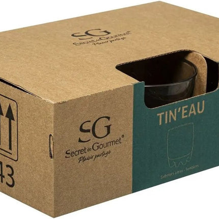 Lot de 6 verres à eau/jus Tin 310 ml en verre