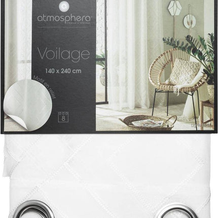 Rideau à motif discret