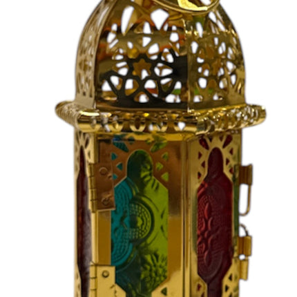 Mini Lanterne Orientale en Métal - Bougeoir 16 cm