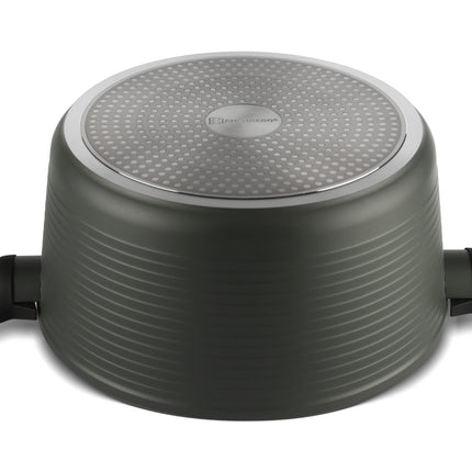 Edënbërg Green Line - Set de 12 casseroles et poêles de luxe en aluminium forgé - Revêtement céramique/marbre