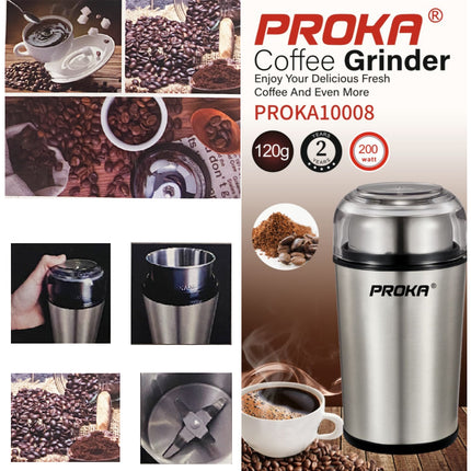 Moulin à café électrique - broyeur inox 120g