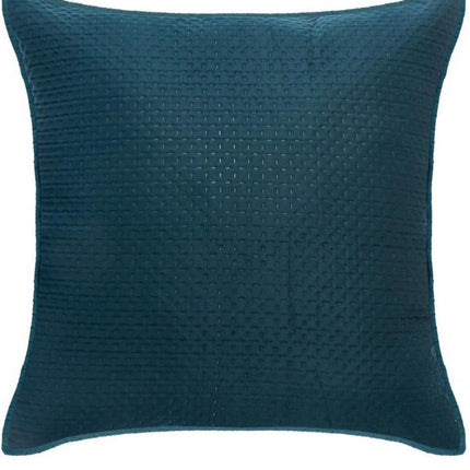 Couvre-lit - Bleu/vert - dimensions 260x240 avec 2 taies d'oreiller de 60x60