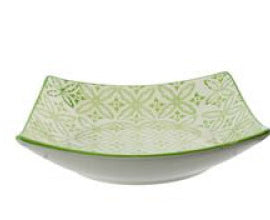 Assiette creuse carrée