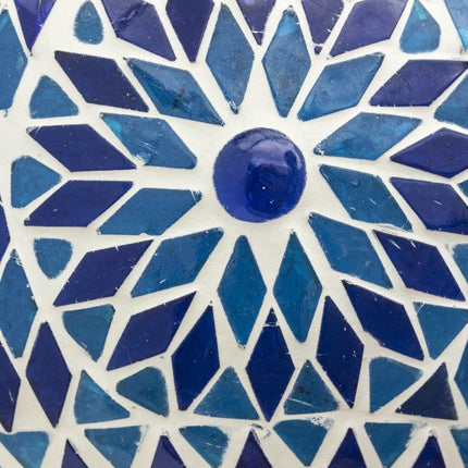 Lampe orientale Mumbai mosaïque bleue