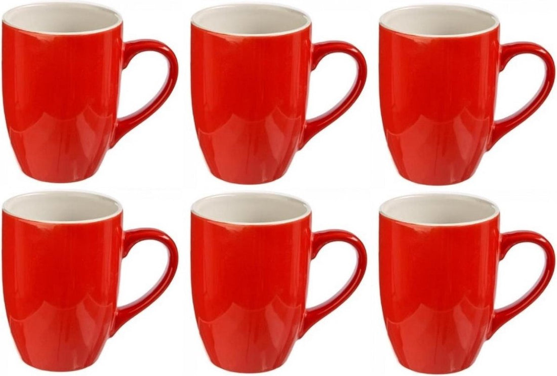 Large Secret de Gourmet coffee mugs, 360 ml, 6 pieces