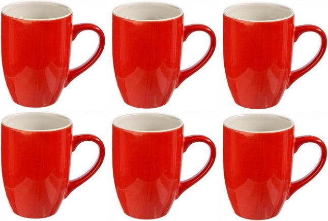Grandes tasses à café Secret de Gourmet, 360 ml, 6 pièces
