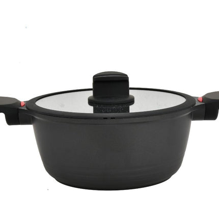 Batterie de cuisine - 13 pièces - Induction - Convient à toutes les sources de chaleur - Set de cuisson - Accessoires inclus - Aluminium moulé sous pression avec revêtement antiadhésif Greblon®