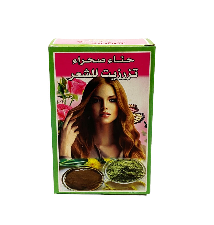 Henna Sahara Tazrzit Naturel Marokkaanse henna voor haar