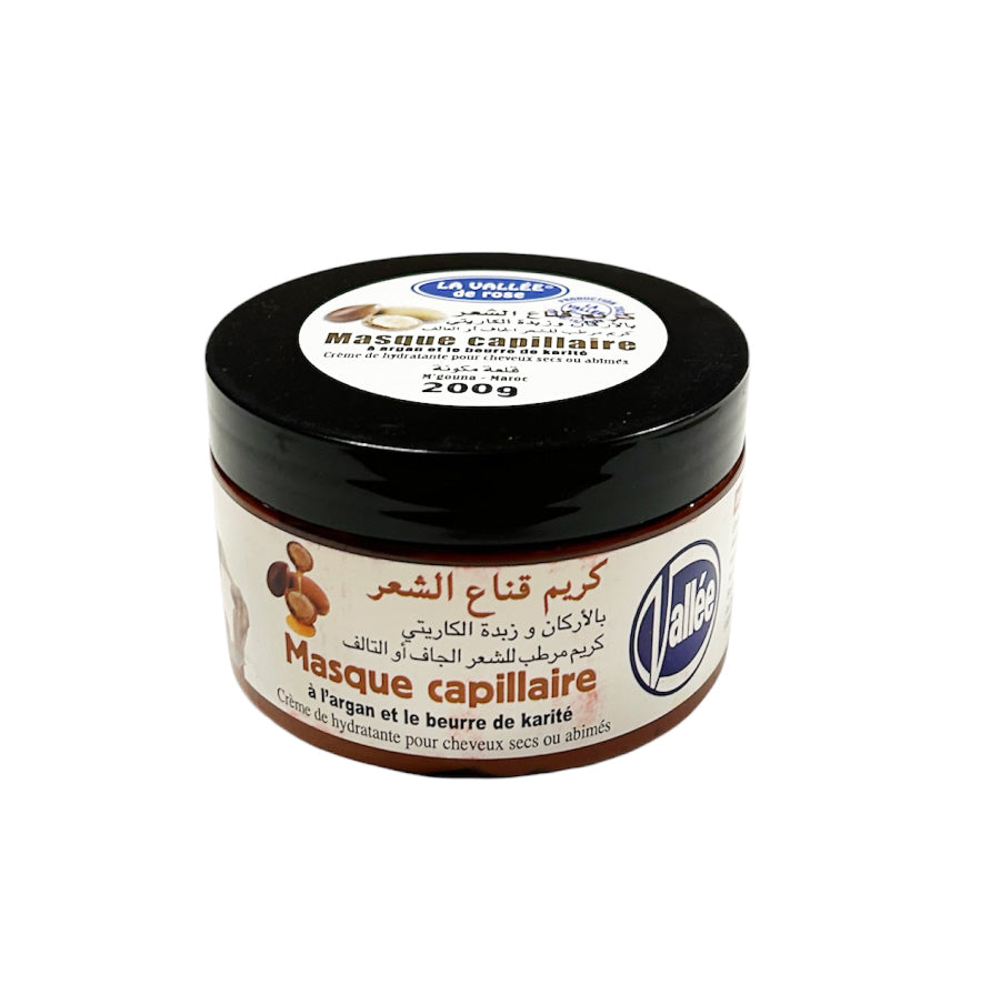 Hair Mask with Argan Oil and Shea Butter - Deeply Hydrating and Nourishing