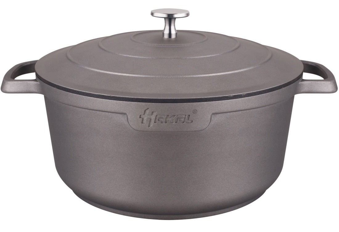 Hakal Line hohe Bratpfanne mit ergonomischen Griffen - 4.5 L - ofenfester Kochtopf