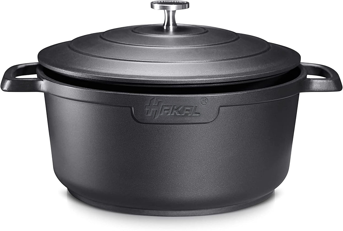 Hakal Line hohe Bratpfanne mit ergonomischen Griffen - 4.5 L - ofenfester Kochtopf