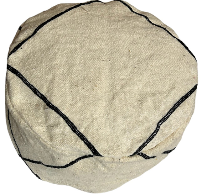 Pouf Kilim marocain fait main - Beni Ourain