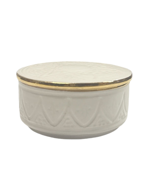 Pot en céramique Empreinte fait main - Blanc Or