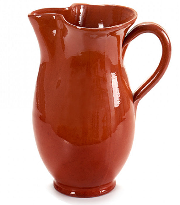 Carafe à eau artisanale en terre cuite / argile 2L