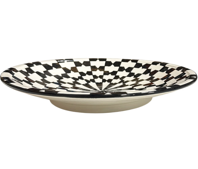 Fait main - Plat marocain en céramique Fès Ø34