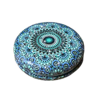 Miroir de poche Ø 7,5 cm – Design marocain – Compact et pliable