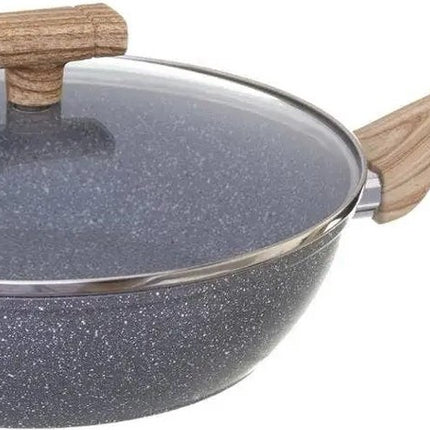 Secret de Gourmet - Wok - Poêle à frire avec couvercle