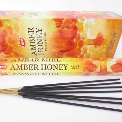 Bâtonnets d'encens HEM Ambre miel