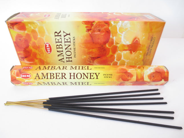 Bâtonnets d'encens HEM Ambre miel
