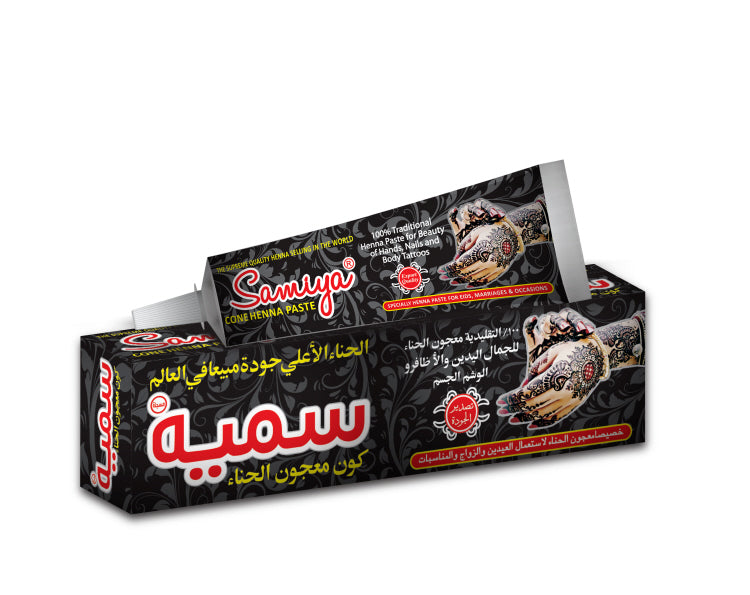Samiya henna tube paste black