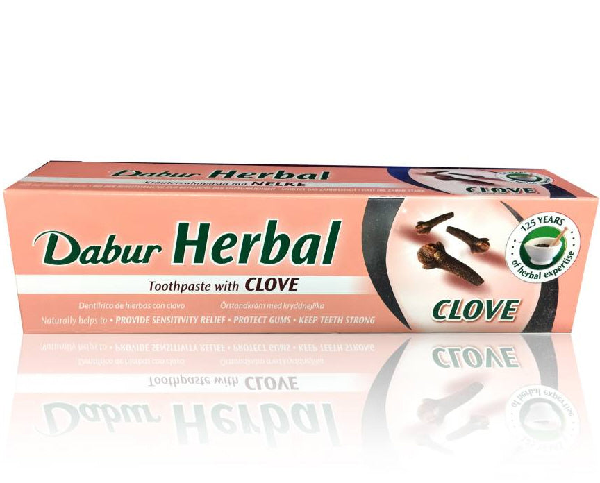 Dabur Herbal Clove tandpasta met kruidnagel – 100 ml – foto 2