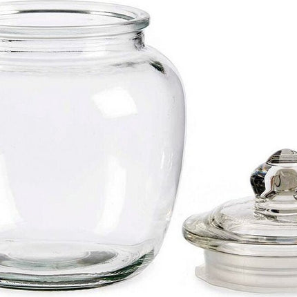 Boîte 1,4 L Hermétique Verre Transparent (14,5 x 19 x 14,5 cm)