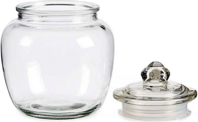 Boîte 1,4 L Hermétique Verre Transparent (14,5 x 19 x 14,5 cm)