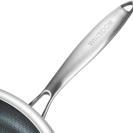Poêle Winsdom - acier inoxydable - aluminium