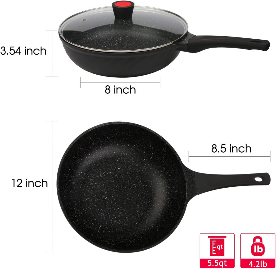Cainfy Wok/Roerbak Pan 30 cm - PFOA vrij