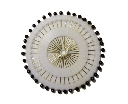 Épingles à hijab noires