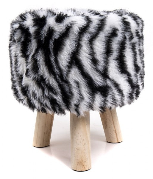 Hocker Poef Krukje zebra