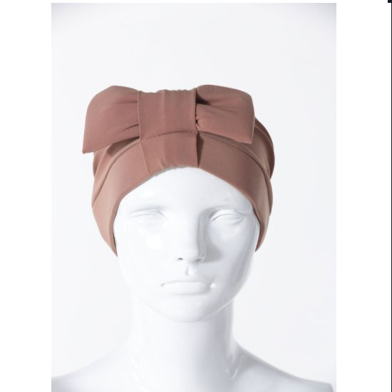 Turban aus weichem Chiffon-Stretch