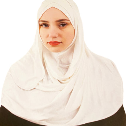 Hijab instant en jersey deux couches