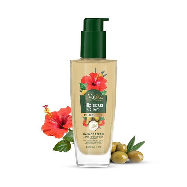 Dabur Vatika Ritual Oil Hibiscus Olive 100ml. - Haarolie - Olijf
