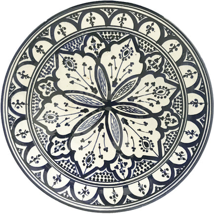 Plat marocain bleu