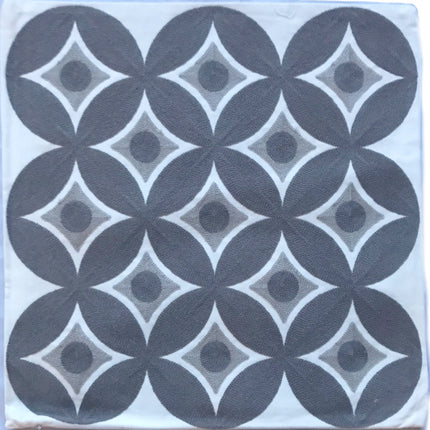 Coussin marocain gris clair