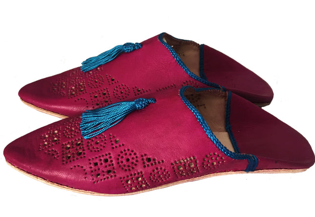Mule babouche pompon