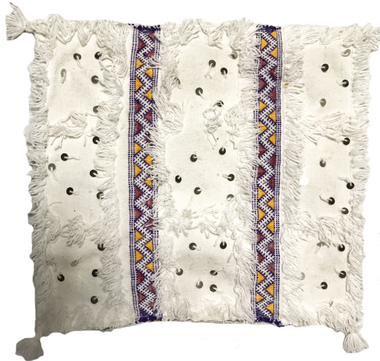Handira sequin cushion