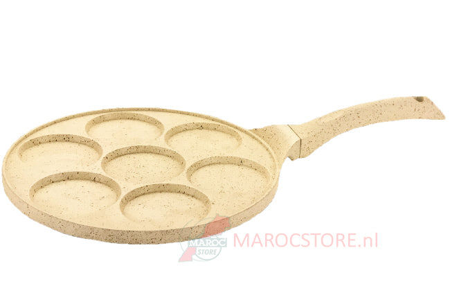 pancake 7 kop marmeren anti aanbaklaag