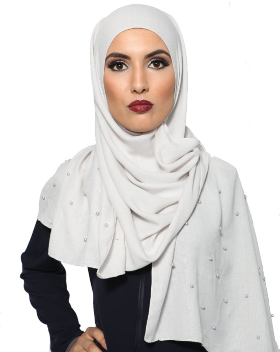 Pashmina pearl sjaal zonder sliertjes