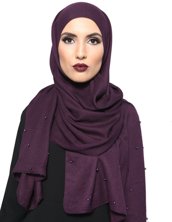 Pashmina pearl sjaal zonder sliertjes
