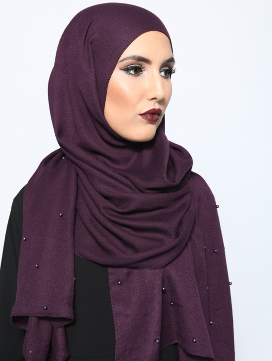 Pashmina pearl sjaal zonder sliertjes