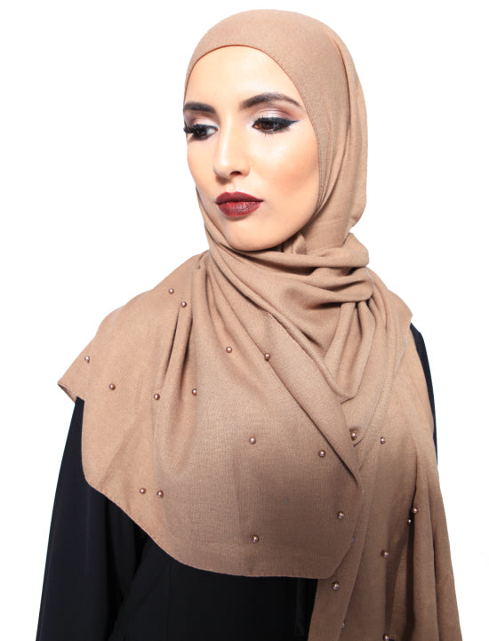 Pashmina pearl sjaal zonder sliertjes